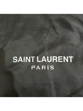 SAINT LAURENT BLACK DUST BAG